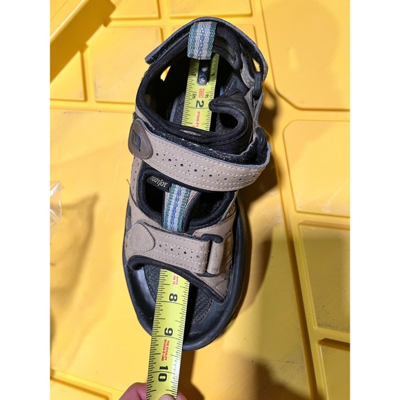 Footjoy Sandals Mens 6 Cooljoys Golf Tan Beige Leather Adjustable 48786 - Picture 9 of 9